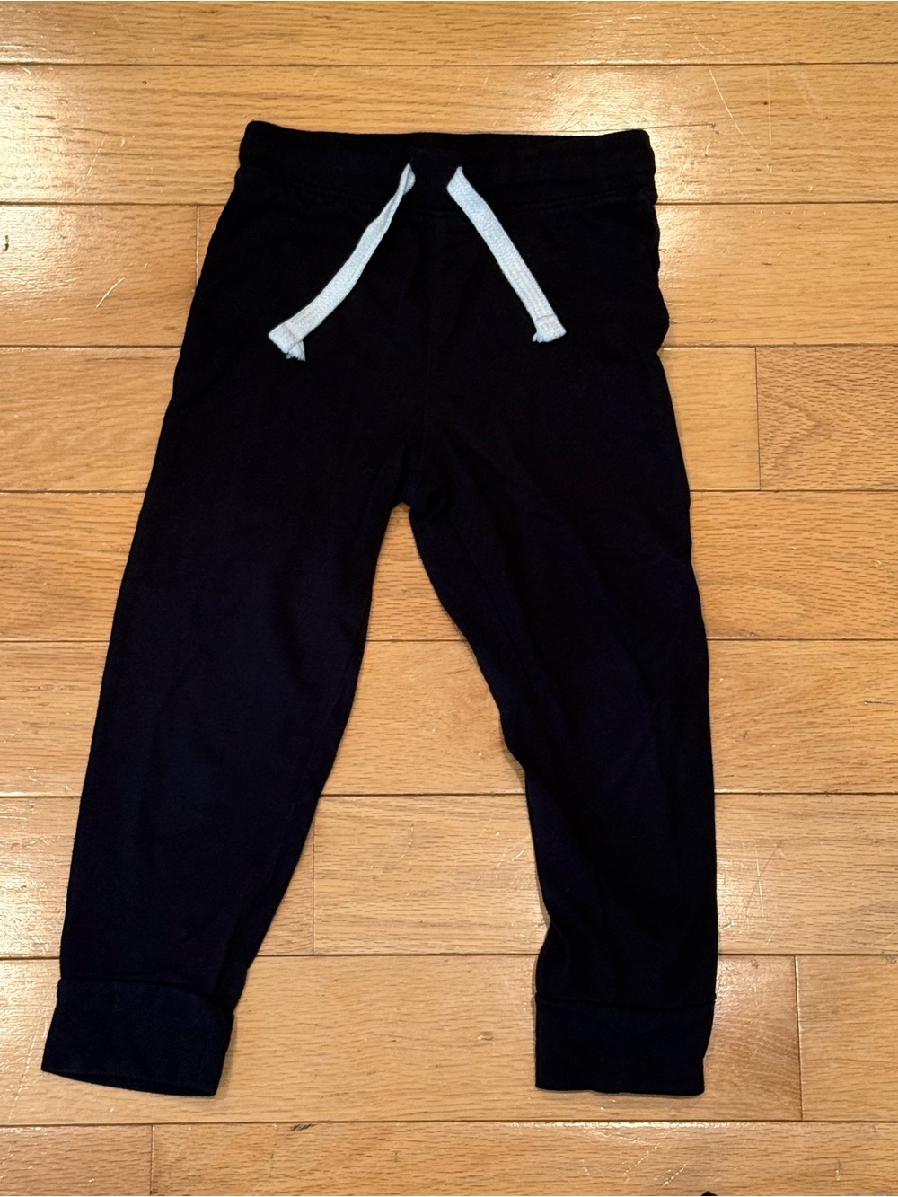 Old Navy Black Kids Sweatpants with White Drawstring